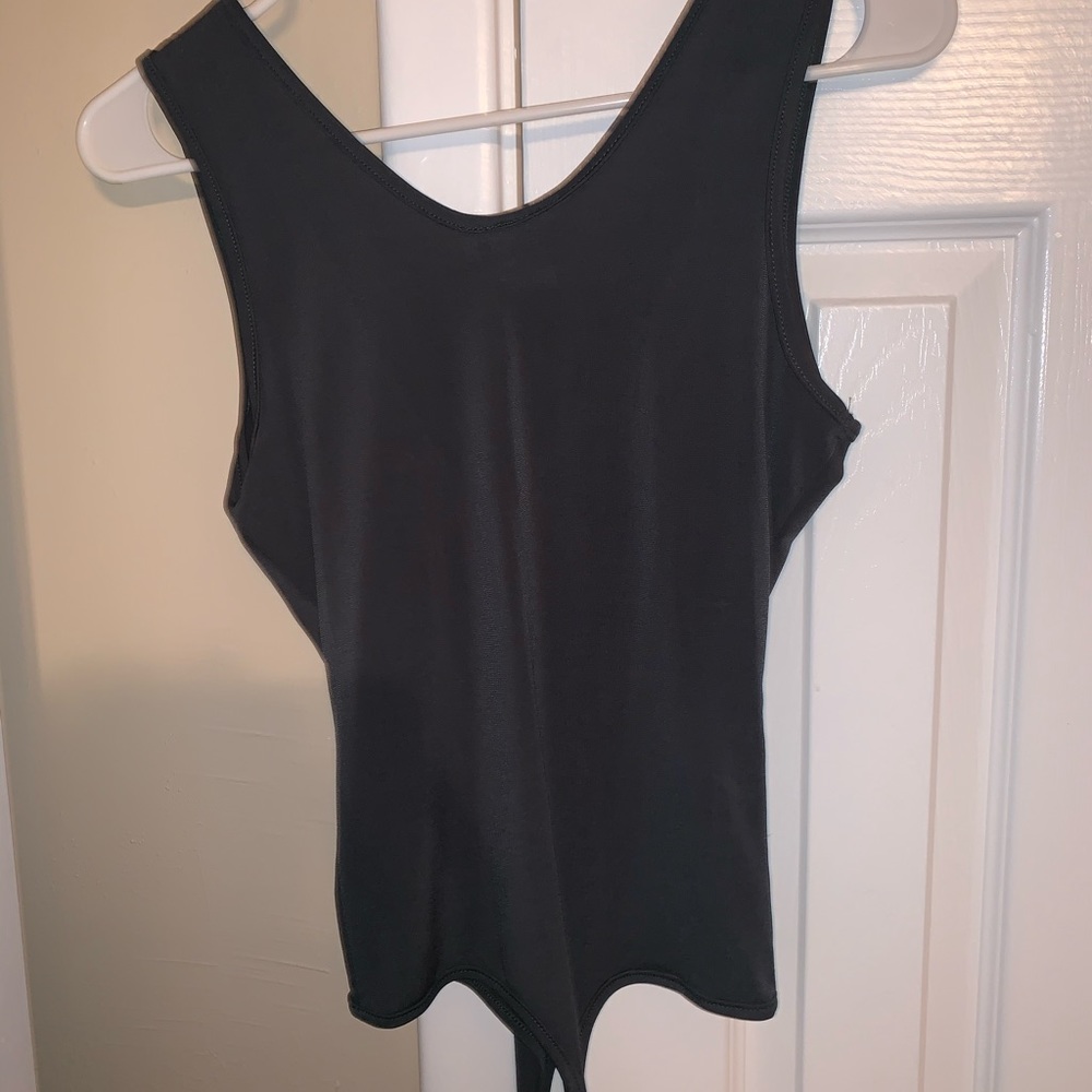 Green V Neck Top